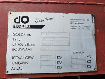 DO-Trailer SD 31 / SEMI TRAILER / EXTENDABLE